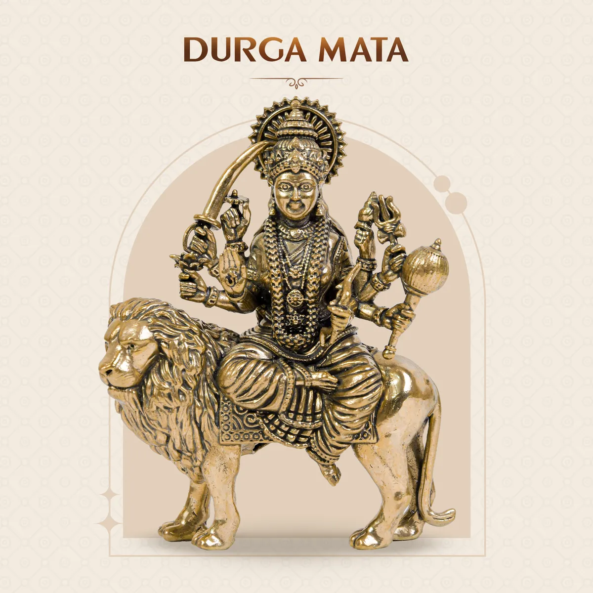 Superfine Brass Durga Maa